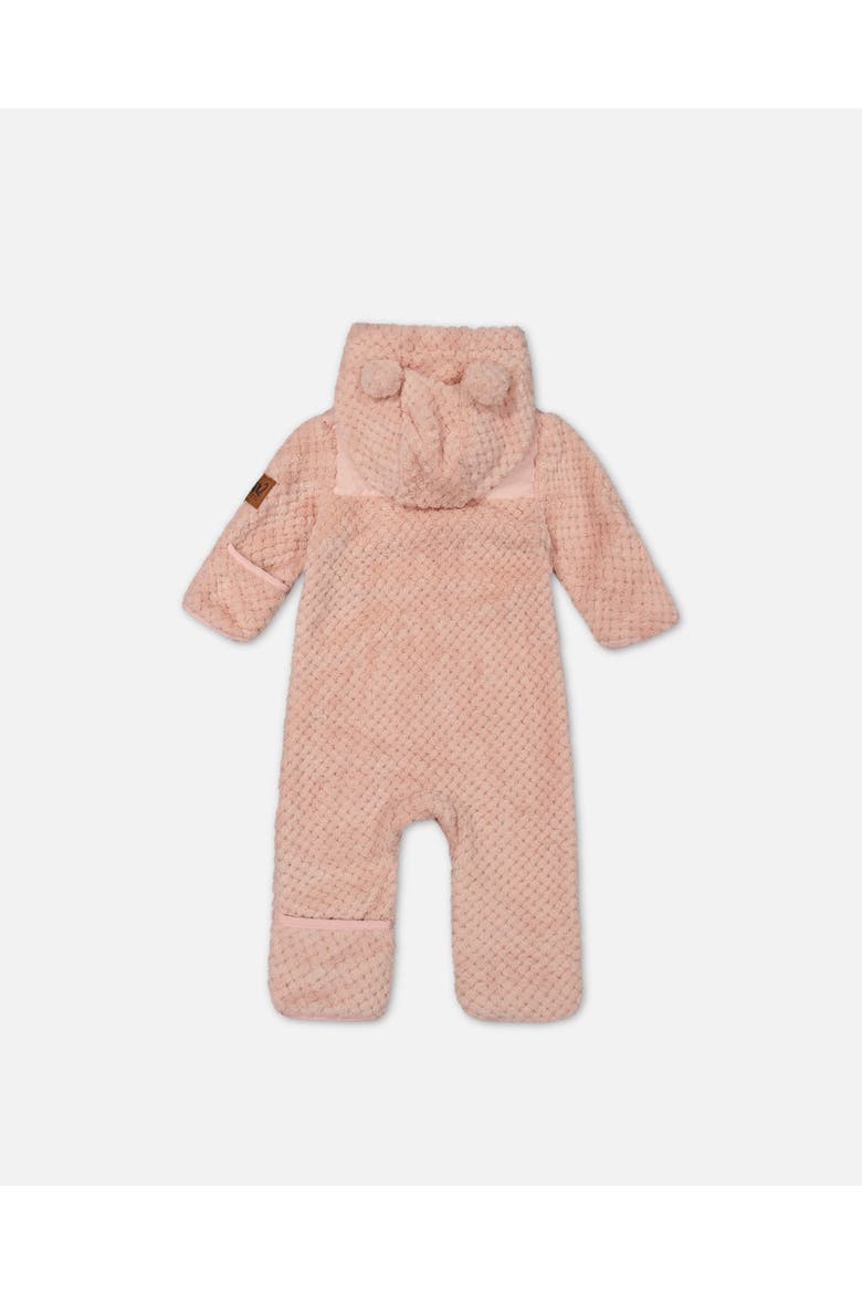 Baby Girl's Baby One Piece Plush Pink, Alternate, color, Zéphir