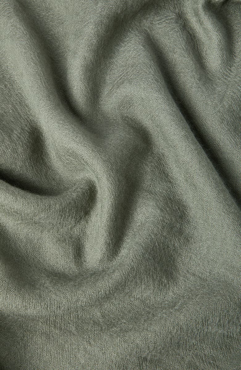 Brunello Cucinelli Cashmere and silk scarf, Alternate, color, Green