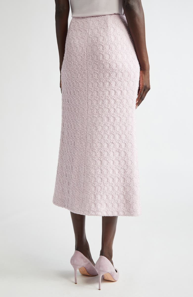 ST. JOHN Honeycomb Tweed Midi Skirt, Alternate, color, Primrose