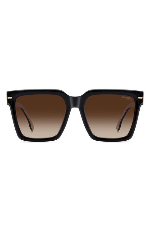 56mm Gradient Square Sunglasses