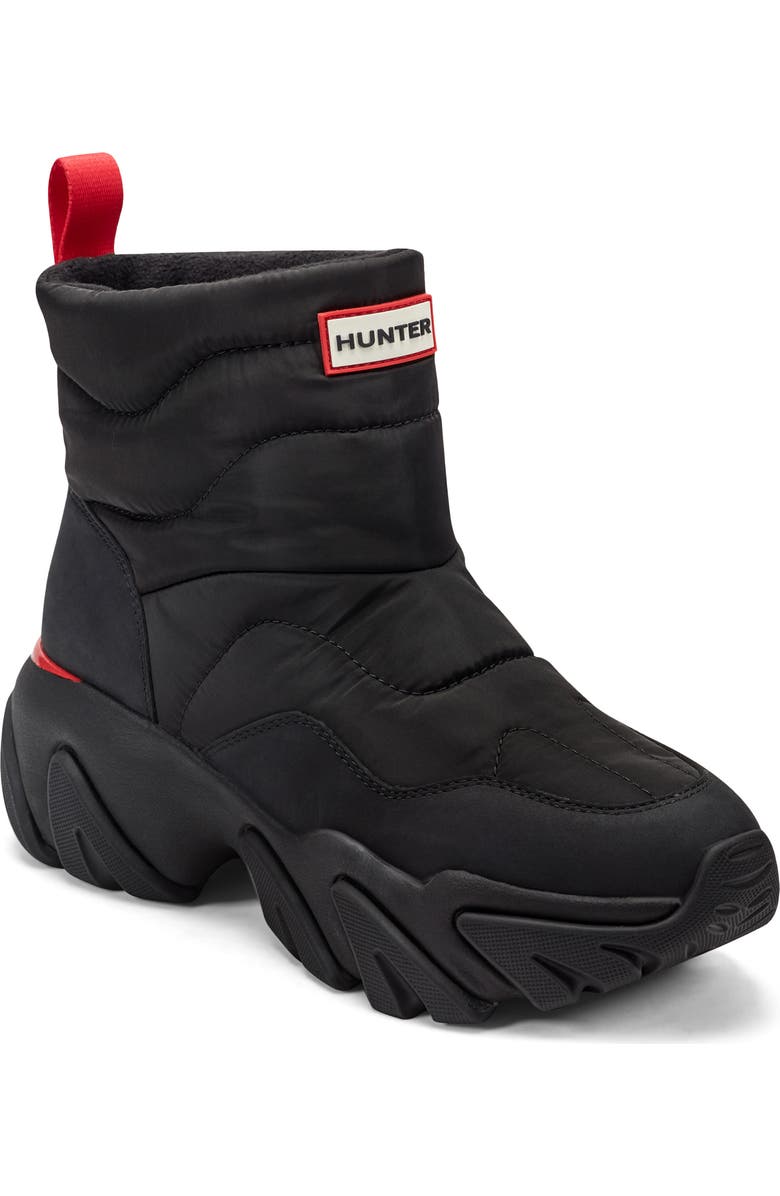 Hunter Debra Waterproof Snow Bootie, Main, color,