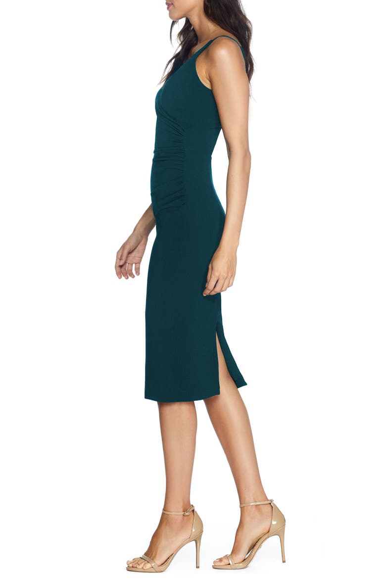 Anita Crepe Cocktail Dress, Alternate, color, PINE