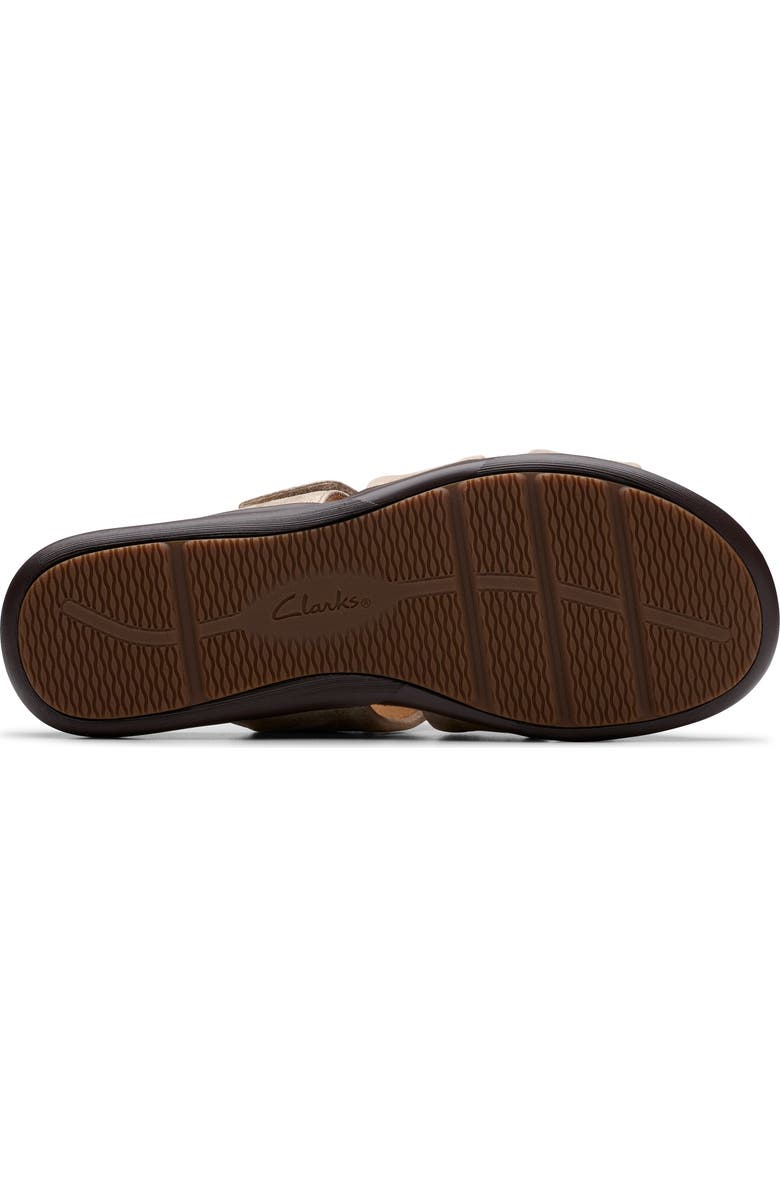 Clarks<sup>®</sup> Kitly Slide Sandal, Alternate, color, Metallic Leather