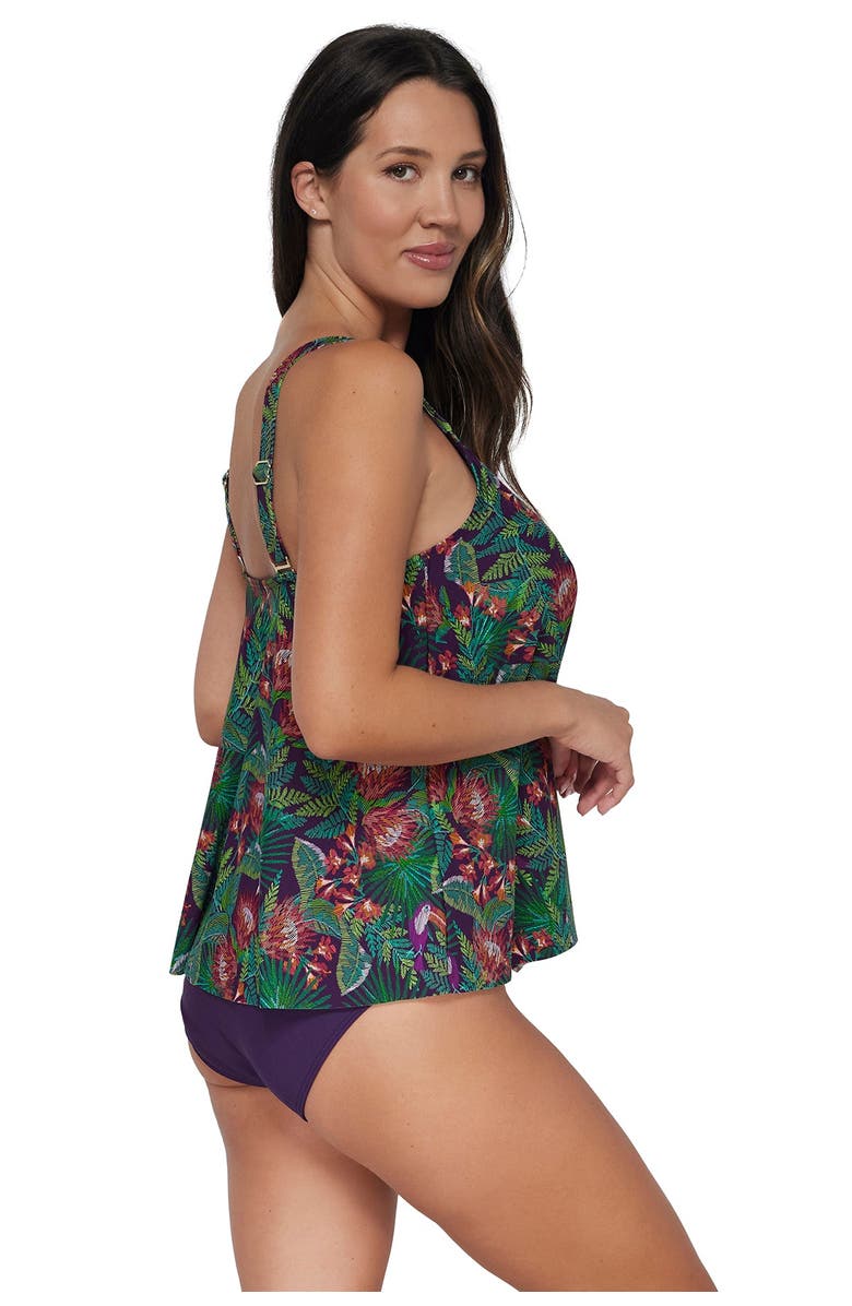 Sunsets Escape Sadie Tankini Swimsuit Top, Alternate, color, Welcome To Rio