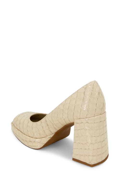 Kenneth Cole Bri Platform Pump In Neutral