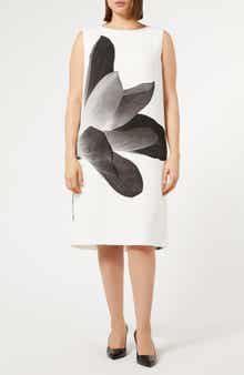 Marina Rinaldi Oggetti Print Shift Dress