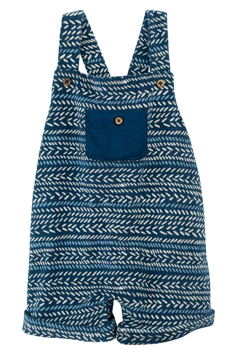 Whaleshark Romper, Graphic Tee, Shorts & Bandana Bibs Gift Set, Alternate, color, NAVY