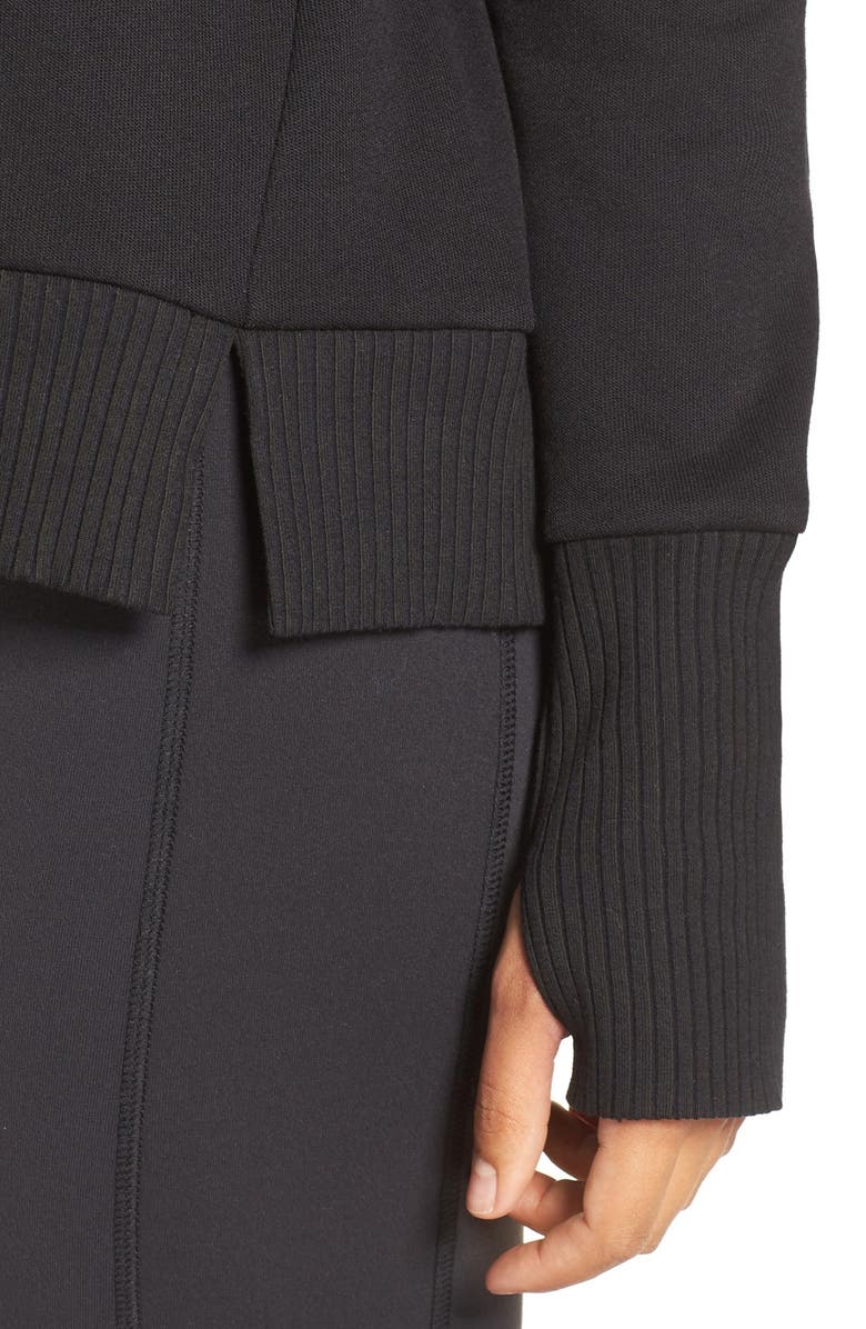 Alo Haze Funnel Neck Sweatshirt, Alternate, color, 