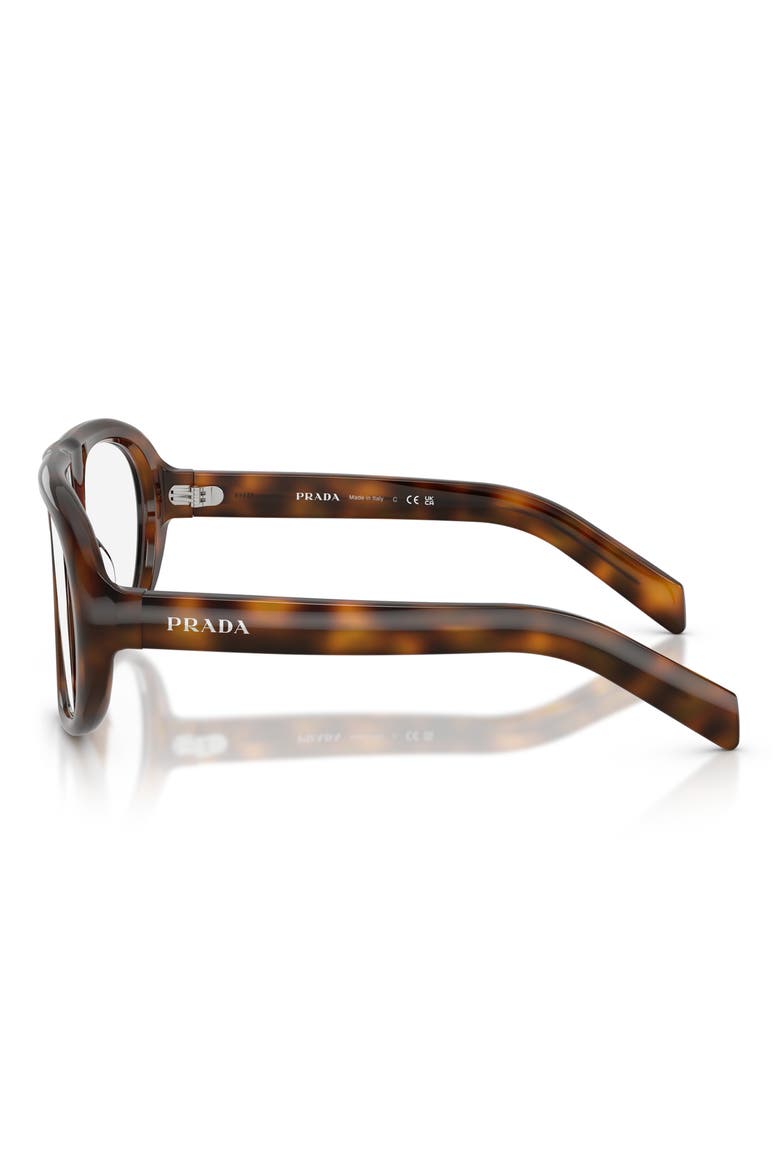 56mm Irregular Blue Light Blocking Glasses, Alternate, color, TORTOISE / CLEAR BLUE LIGHT