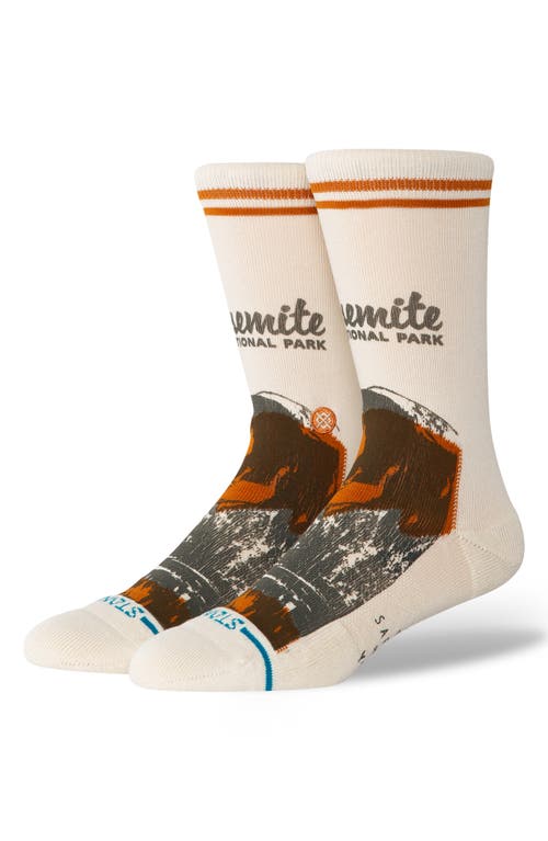 Stance Yosemite National Park Crew Socks In Brown
