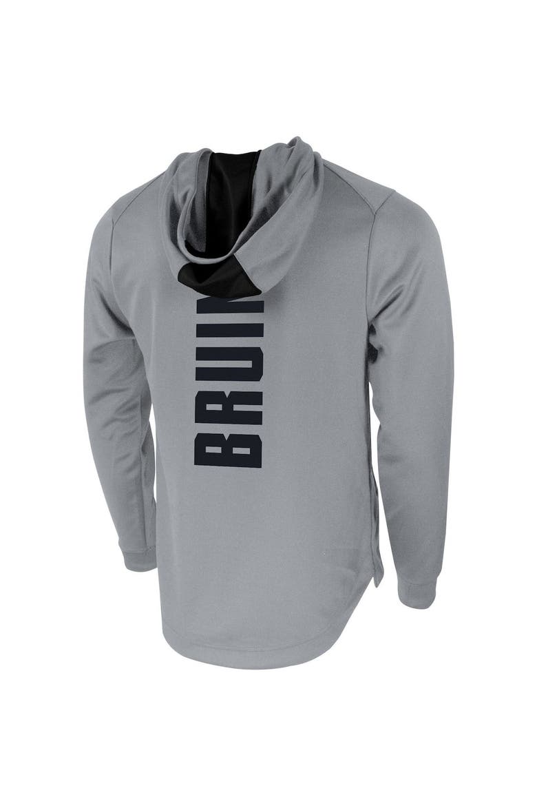 Men's Jordan Brand Gray UCLA Bruins Two-Hit Performance Pullover Hoodie, Alternate, color, Gray