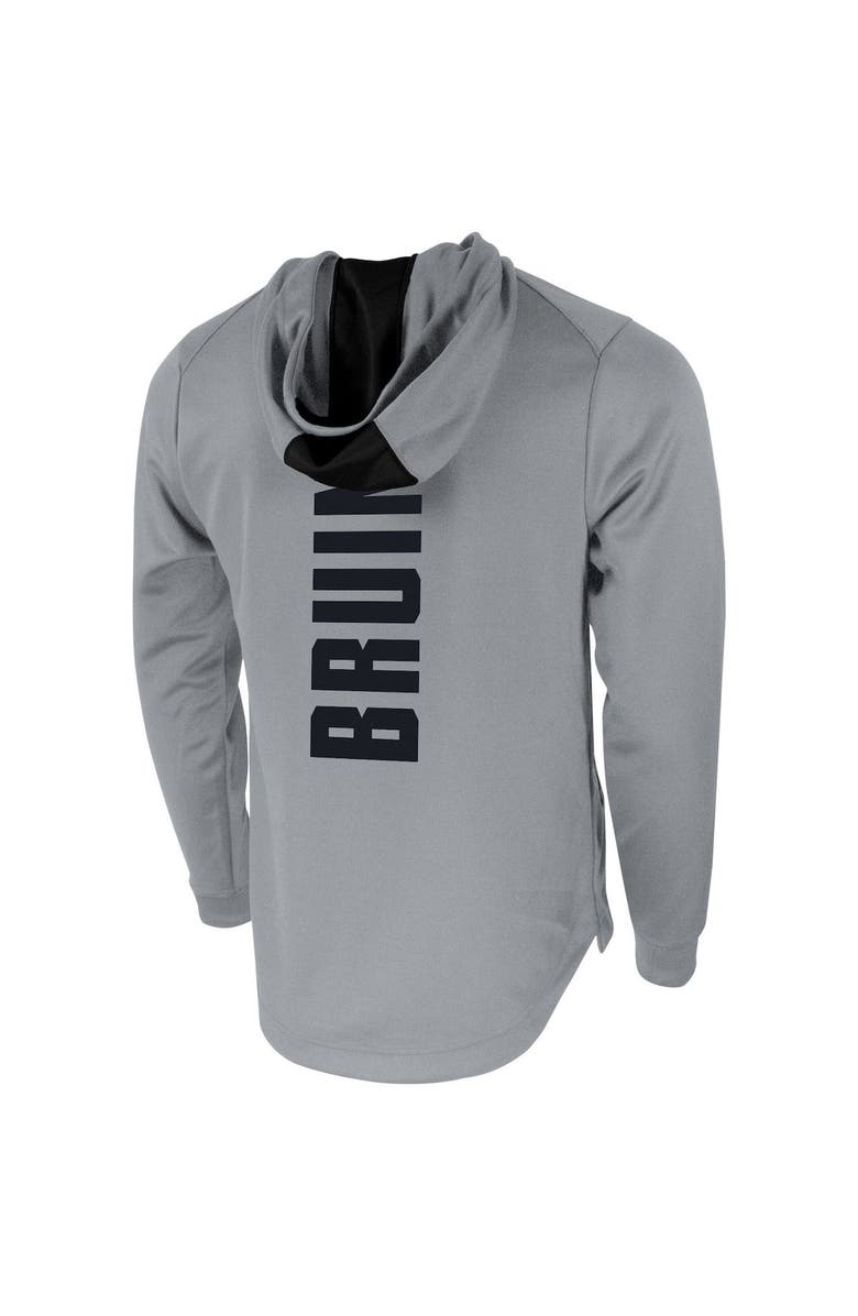 Nike Men's Jordan Brand Gray UCLA Bruins Two-Hit Performance Pullover Hoodie, Alternate, color, Gray