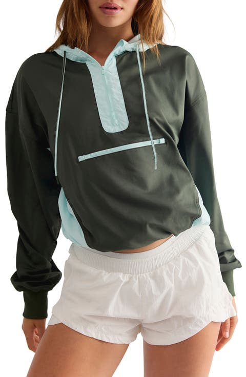 Out Back Layer Quarter Zip Hoodie