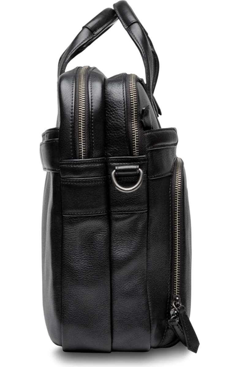 Bosca Double Zip Leather Laptop Brief, Alternate, color,
