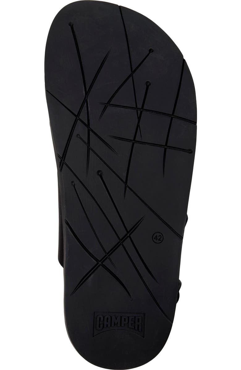Camper Lluc X-Strap Sandal, Alternate, color, Black