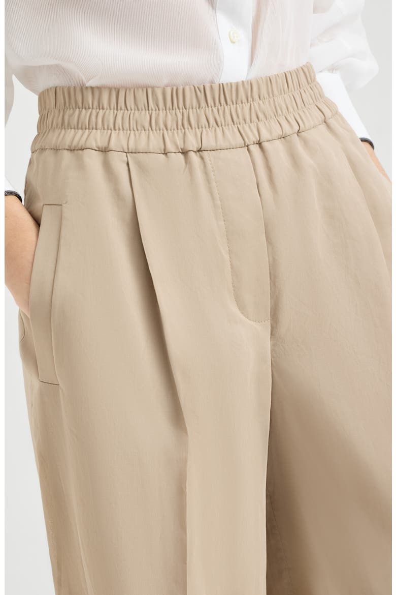 Loose Track trousers, Alternate, color, Beige