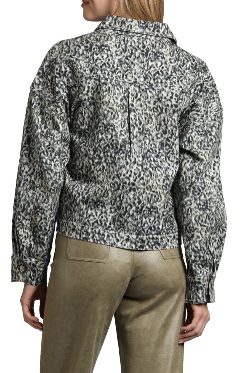 APNY Scribble Abstract Print Snap-Up Shirt Jacket, Alternate, color, 