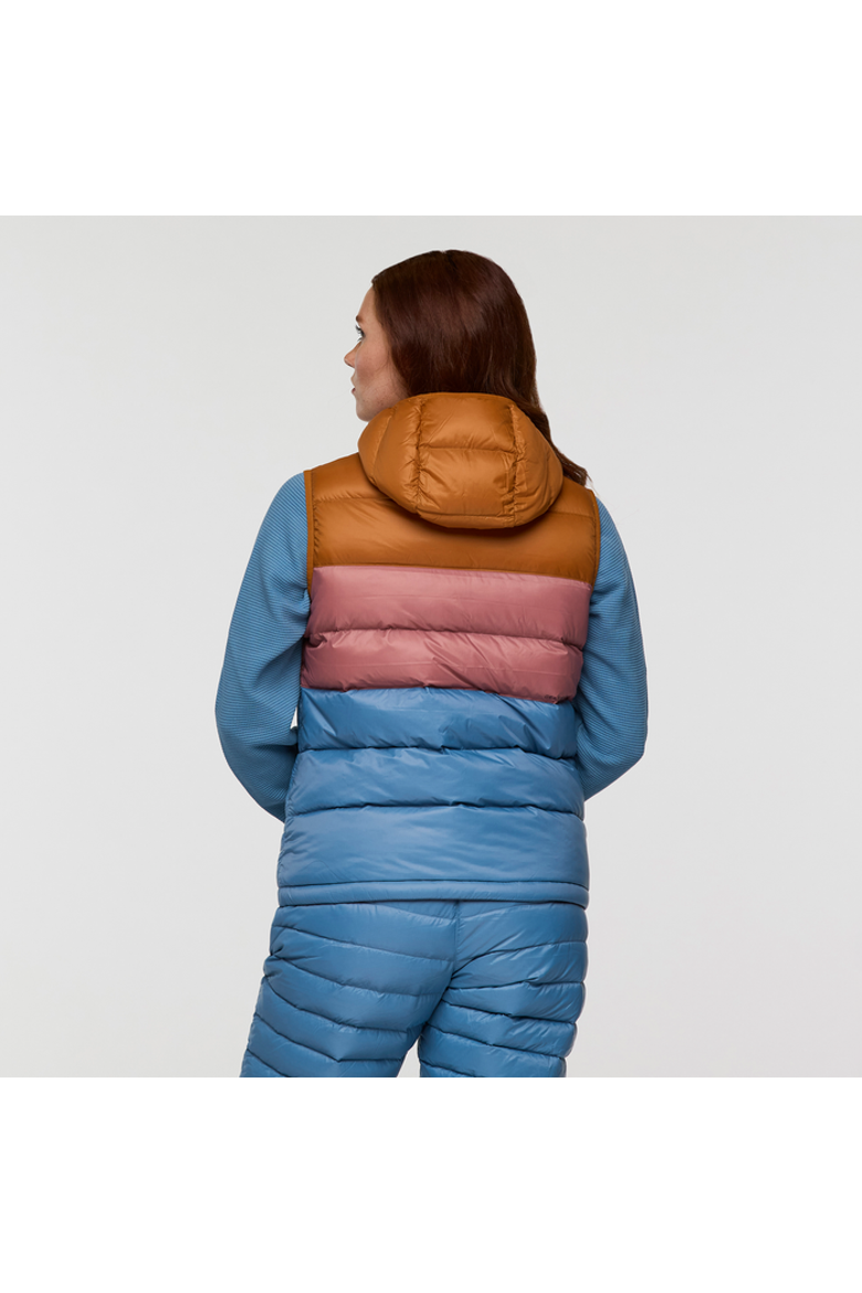 Fuego Max Down Vest - Women's, Alternate, color, Bronze/Deep Sea