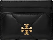 Tory Burch Kira Diamond Quilted Leather Card Case