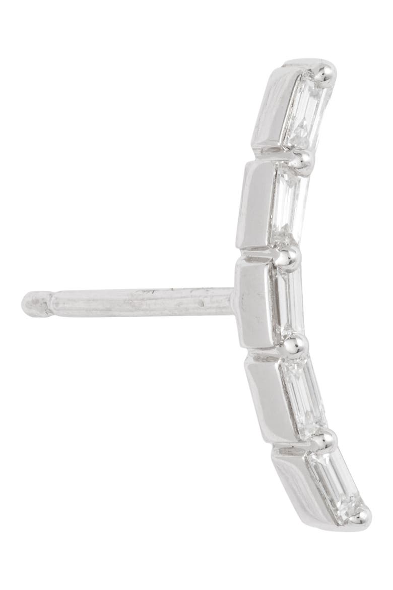 Sadie Diamond Stud Earrings, Alternate, color, WHITE GOLD/ DIAMOND