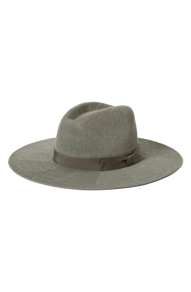 Brixton Lyons Packable Fedora, Main, color, Elm