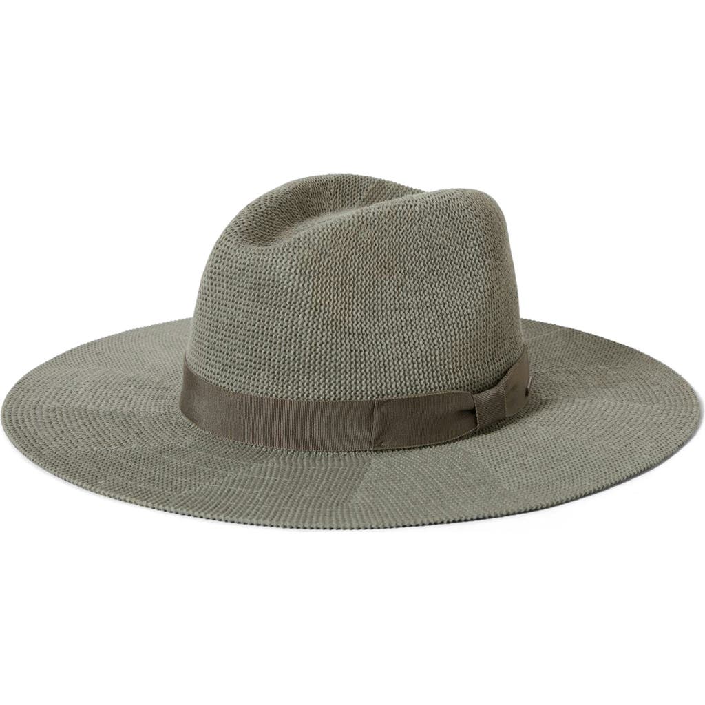Brixton Lyons Packable Fedora In Gray