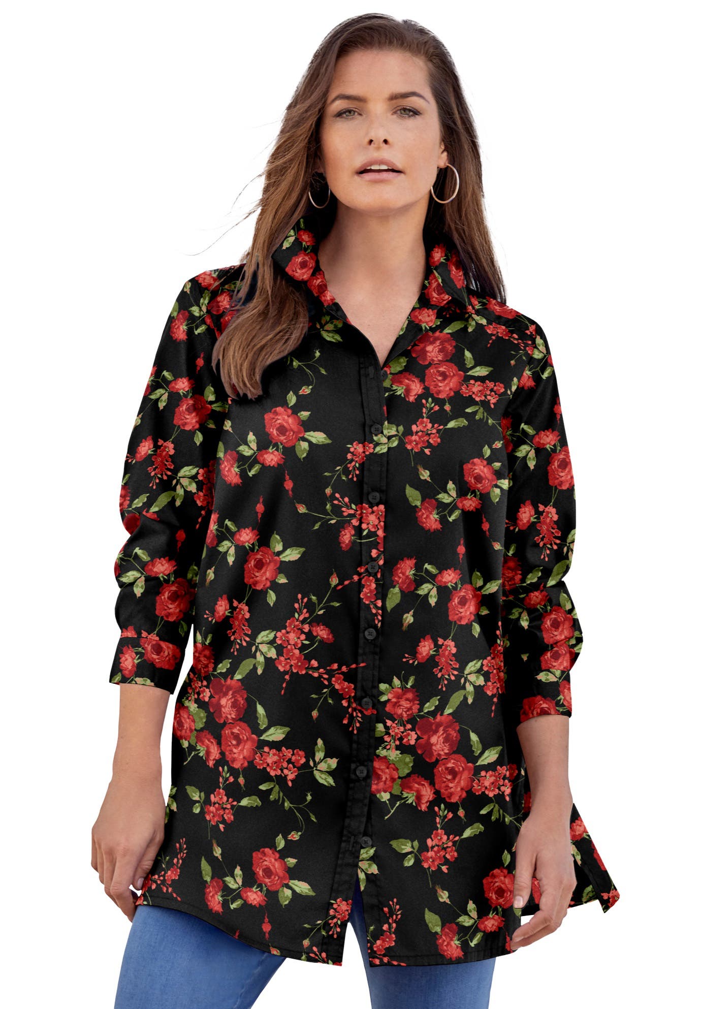 BLUE ROSE FLORAL