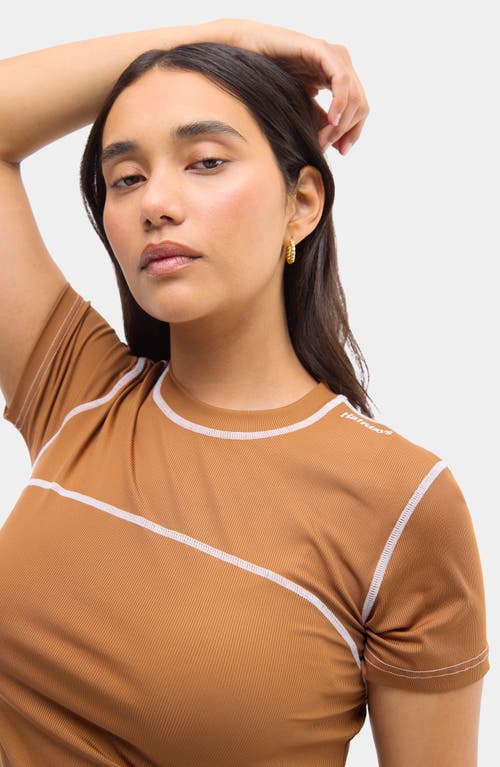 Halfdays Mollie Performance T-shirt In Nuthatch