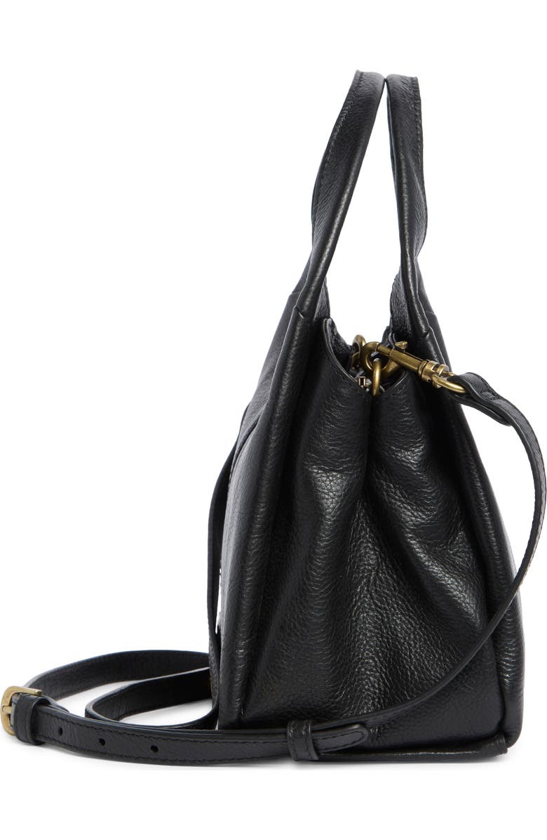 Lucky Brand Sue Leather Crossbody Shoulder Bag, Alternate, color, Black