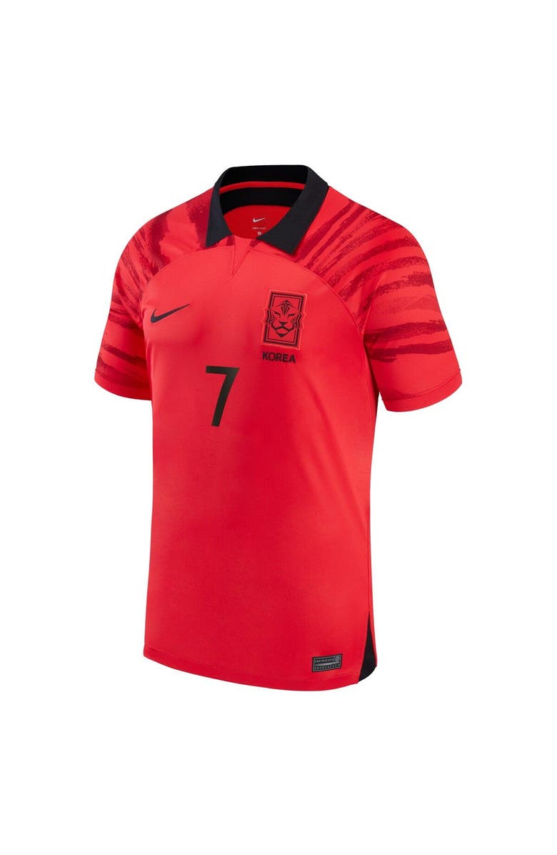 Nike Men's Nike Son Heung-min Red South Korea National Team 2022/23 Home Breathe Stadium Replica Player Jersey, Alternate, color,