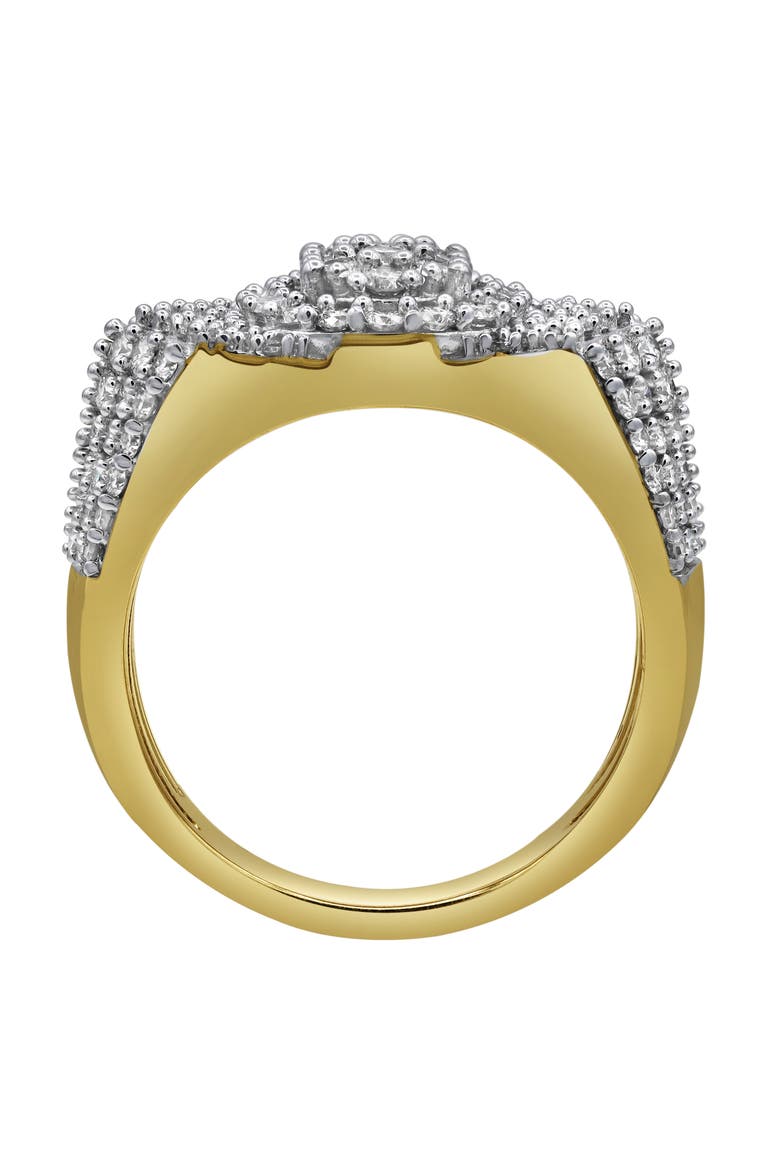 Spotlight 14K Yellow Gold Diamond Men Statement Ring - 1.98ct., Alternate, color, 14K Yellow Gold