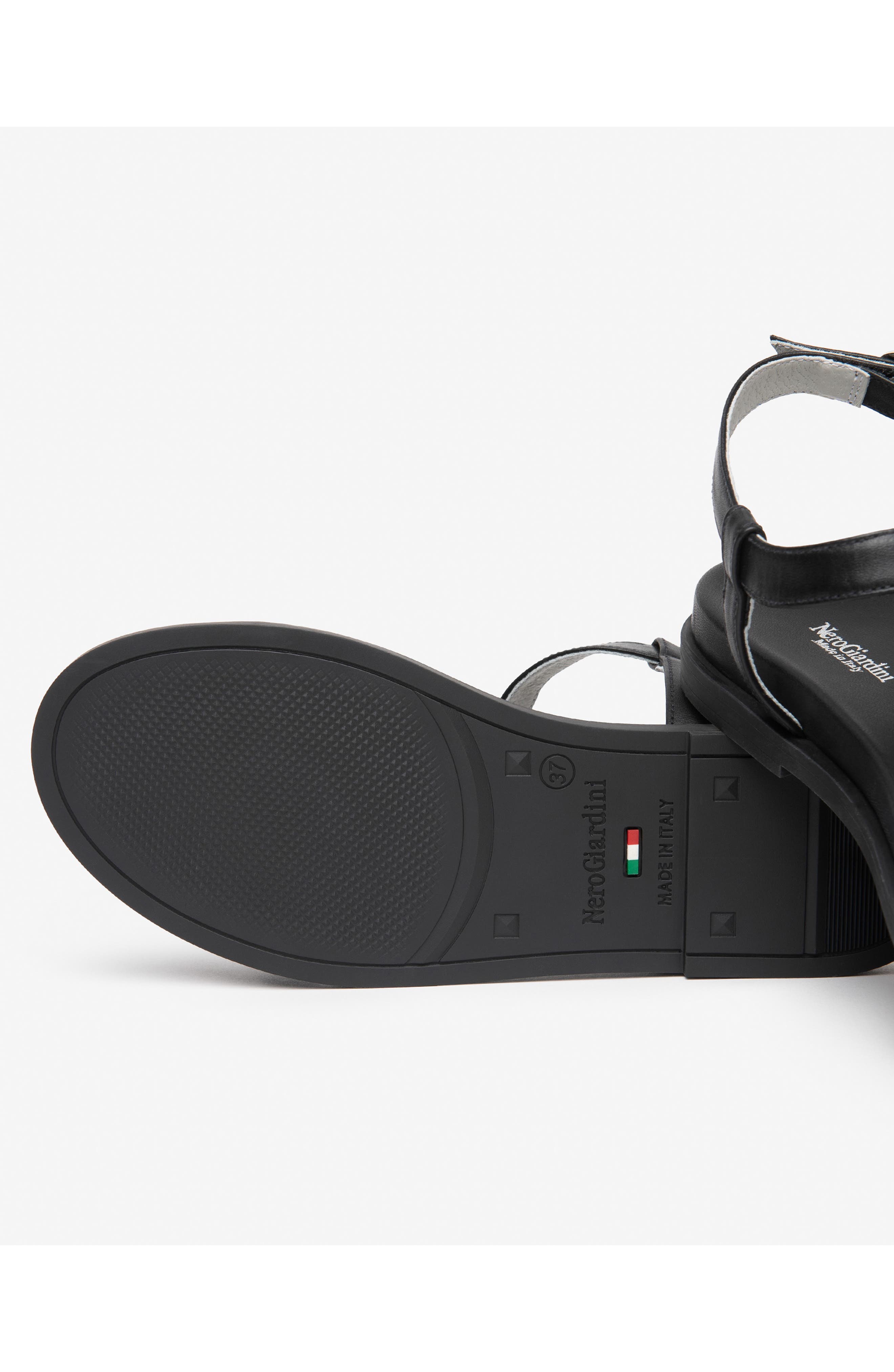 NeroGiardini Jeweled T-Strap Sandal, Alternate, color, 