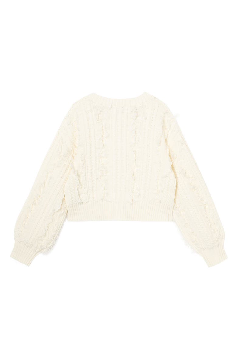 Habitual Girl Habitual Kids Kids' Fringed Cardigan, Alternate, color, 