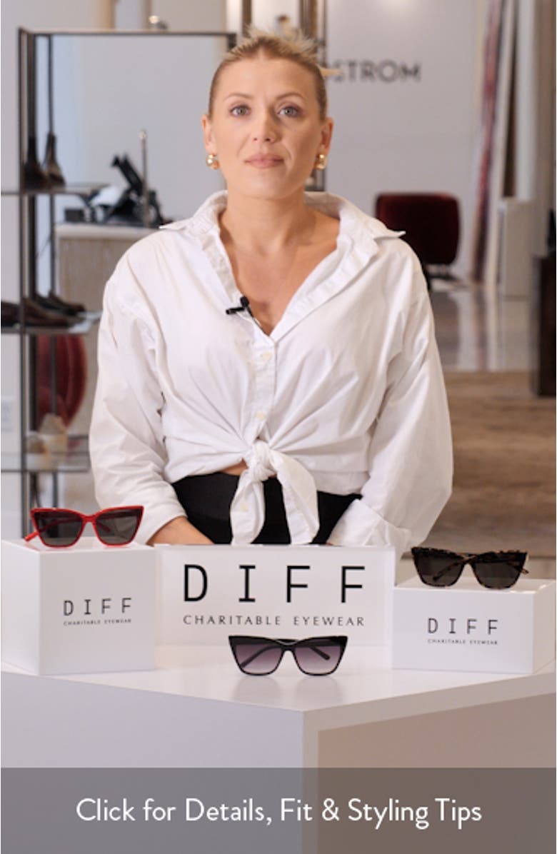 Alina 61mm Cat Eye Sunglasses, sales video thumbnail