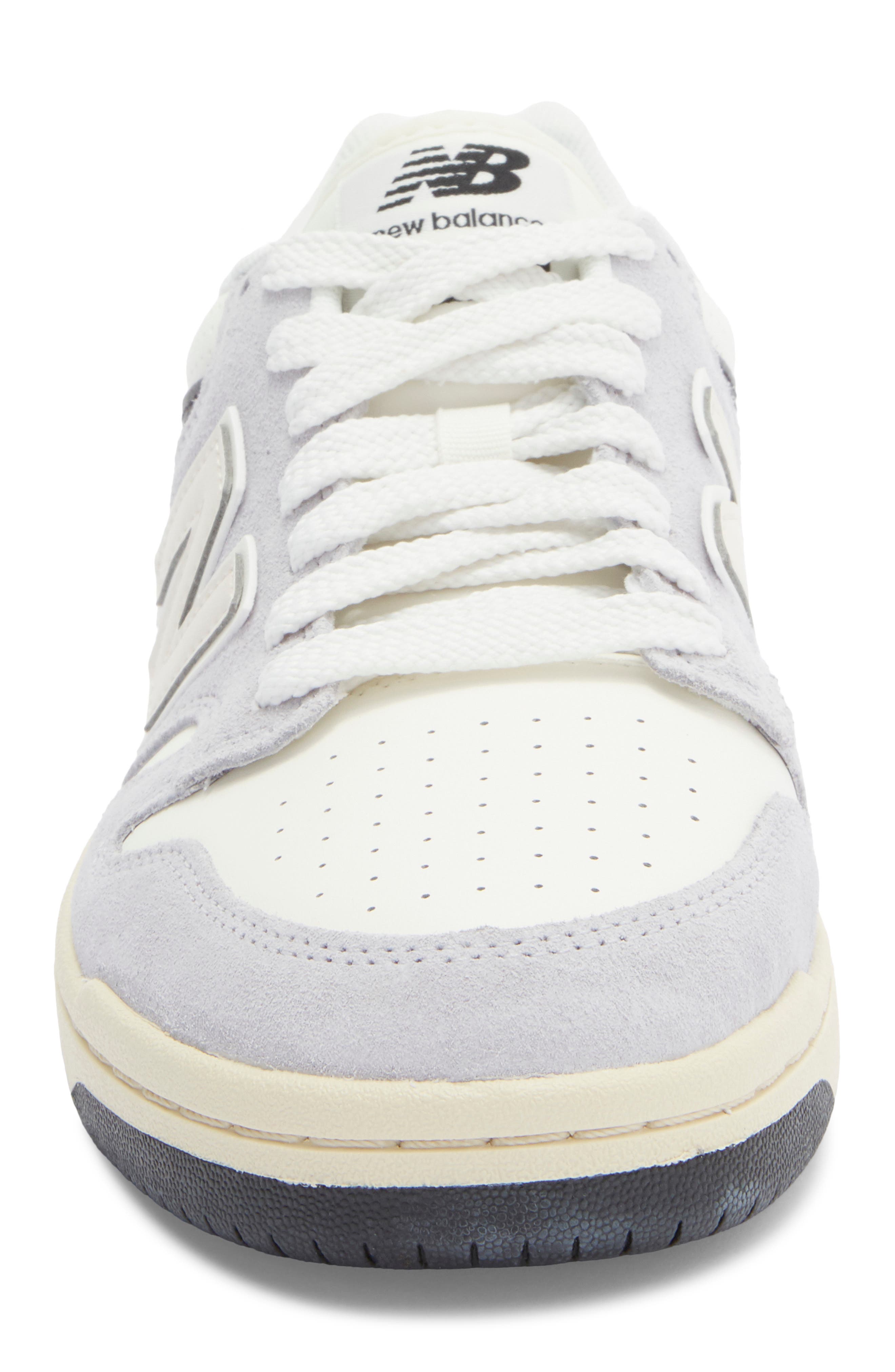 New Balance 480 Basketball Sneaker, Alternate, color, Grey/ Sea Salt