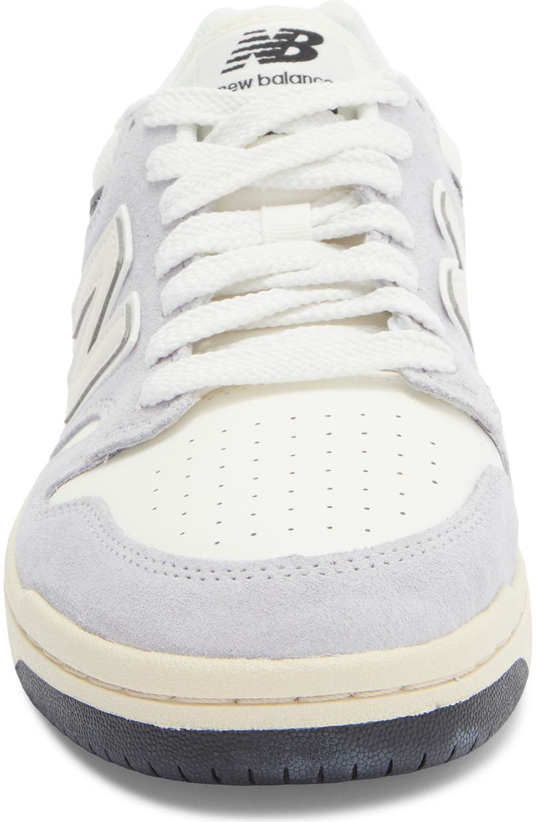 New Balance 480 Basketball Sneaker, Alternate, color, Grey/ Sea Salt