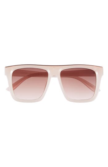 Vince Camuto Flat Top Sunglasses In Rose