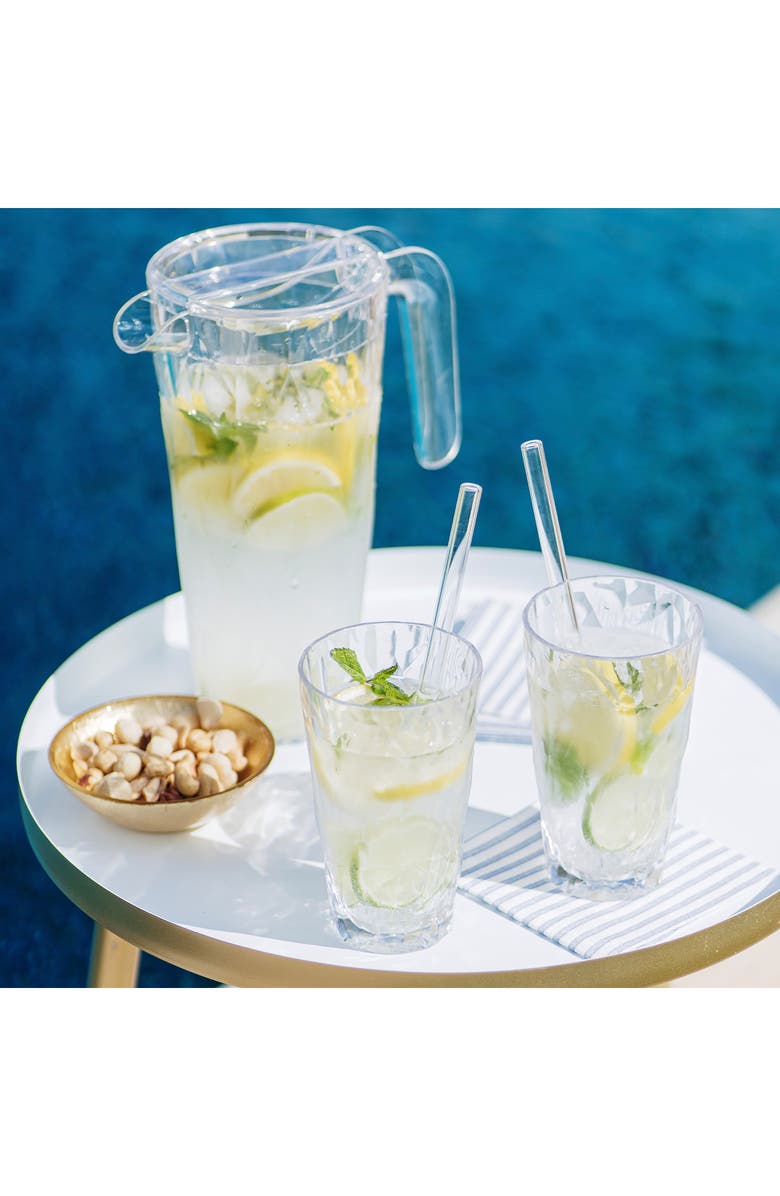 VIETRI Superglass Shatterproof Pitcher, Alternate, color, Clear