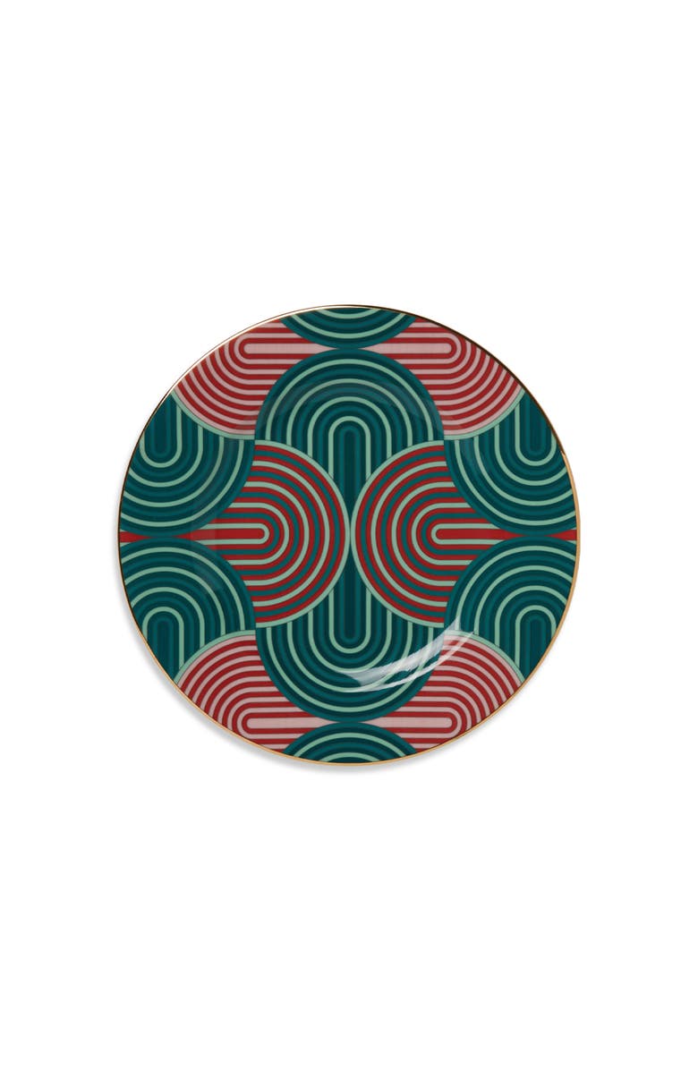 La DoubleJ Dinner Plates Set Of 2 Slinky Verde, Alternate, color, Slinky Verde