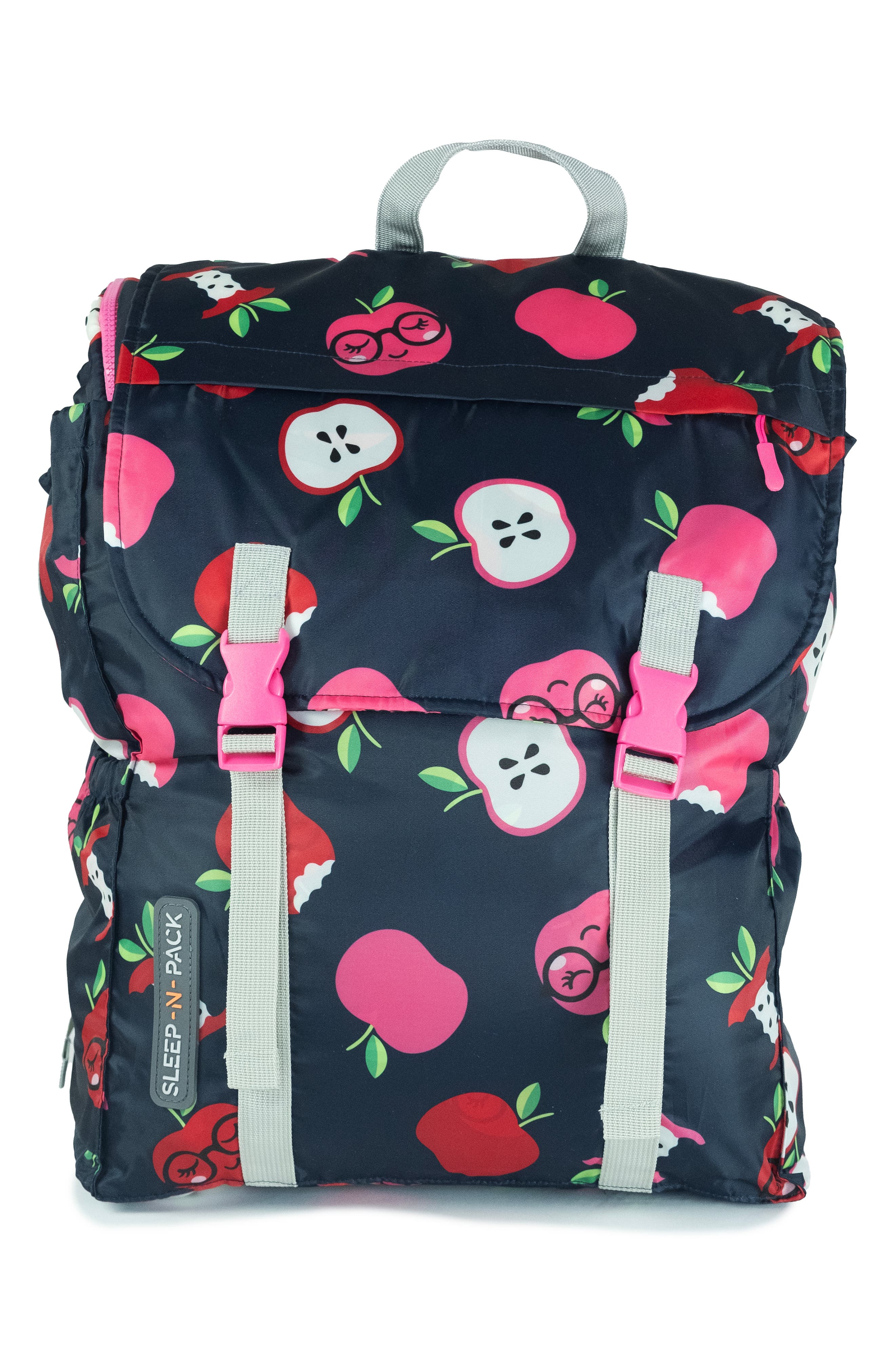 mimish Kids' Sleep-N-Pack Apple Picking Sleeping Bag Backpack, Main, color, 