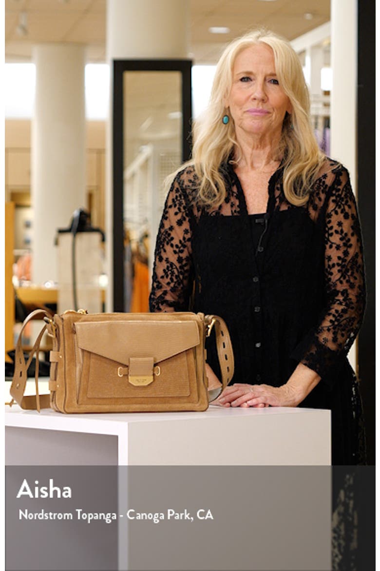Field 2.0 Lizard Embossed Suede & Leather Messenger Bag video