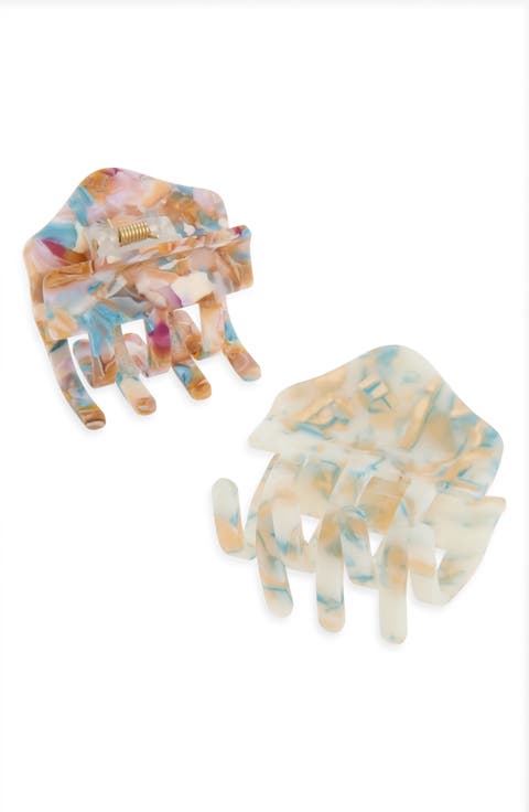 Tasha Assorted 2-Pack Matte Jaw Hair Clips
