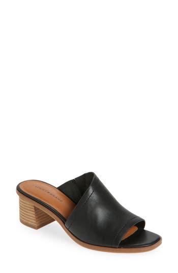 Lucky Brand Lerkie Block Heel Sandal In Black 04