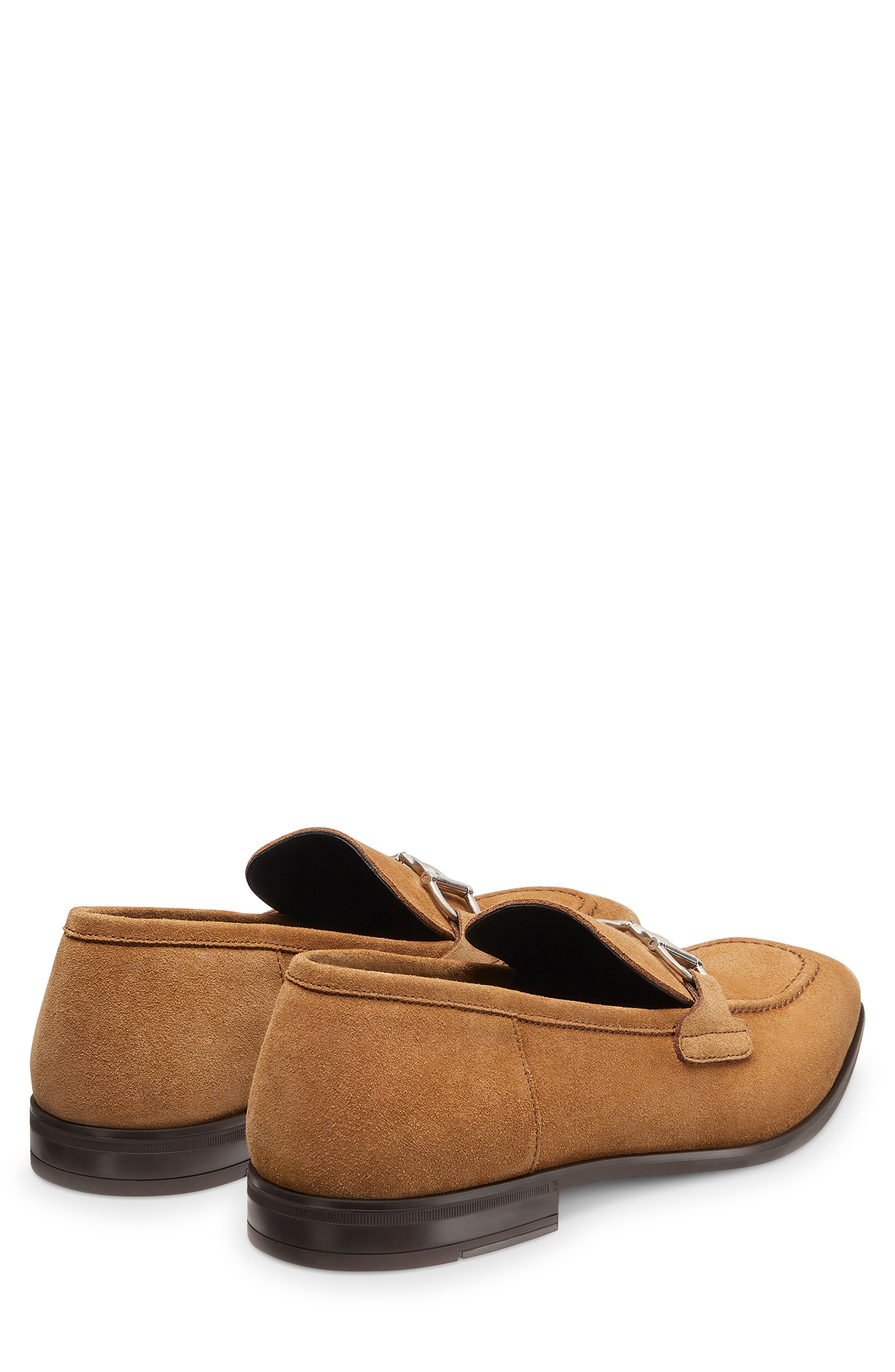 Stuart Weitzman Simon Twistbit Loafer, Alternate, color, Camel