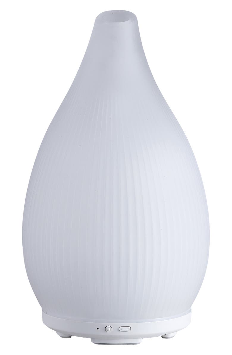 SERENE HOUSE Bud White Glass Ultrasonic Diffuser, Alternate, color, White