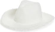 Melrose and Market Fringe Woven Cowboy Hat