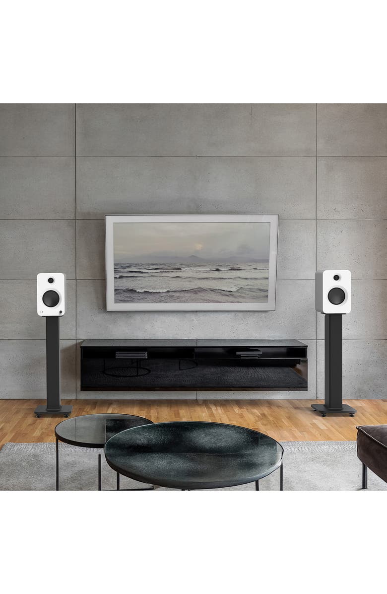 Kanto REN Powered Bluetooth Bookshelf Speakers - Pair, Alternate, color, Matte White
