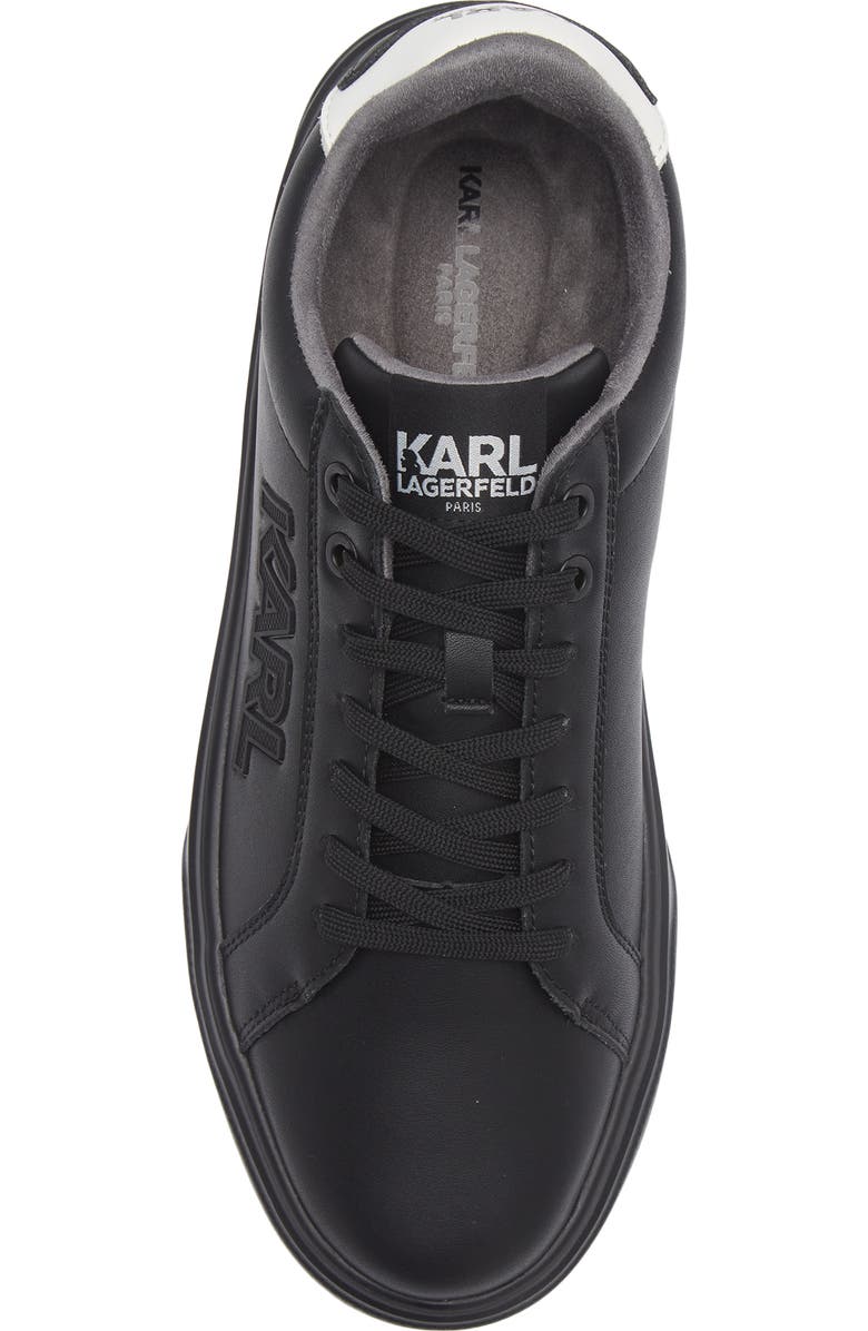 KARL LAGERFELD PARIS Side Karl Low Top Sneaker, Alternate, color, Black