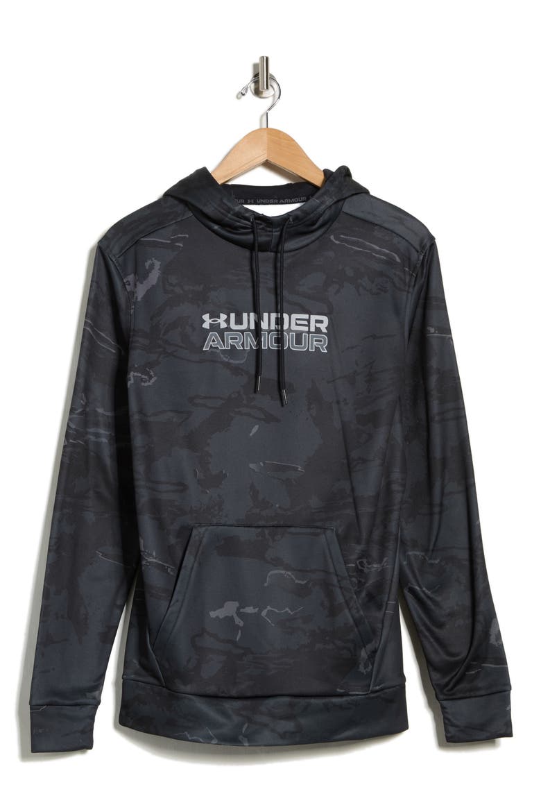 Expanse Camo Print Hoodie, Alternate, color, BLACK