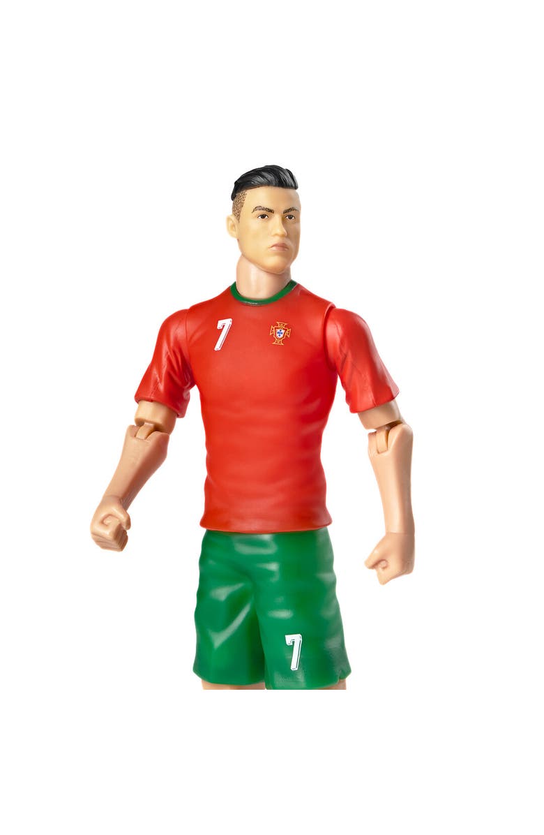 Banbo Toys SOCKERS Portugal Cristiano Ronaldo 8" Collectible Soccer Action Figure, Alternate, color, Red